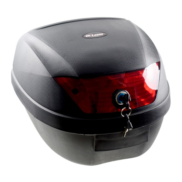 Hi Level Top box plastic black medium 28l